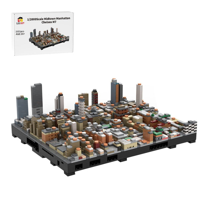 MOC - 243095 Midtown Manhattan - Chelsea M7 Building Blocks - LesDiy - Building Blocks -