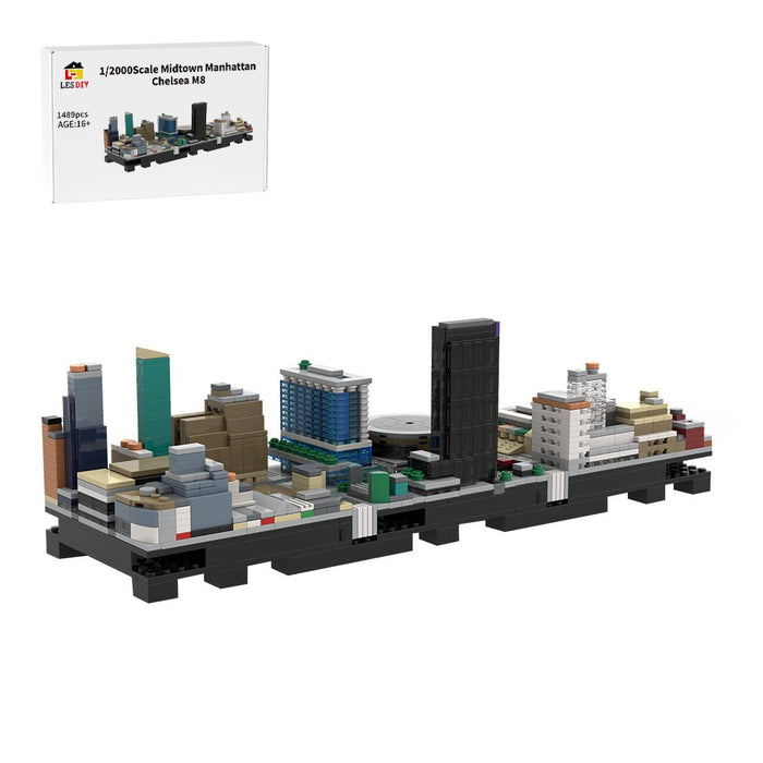 MOC - 243095 Midtown Manhattan - Chelsea M8 Building Blocks - LesDiy - Building Blocks -