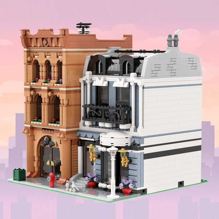 MOC - 244323 Shopping Street Building Blocks - LesDiy -