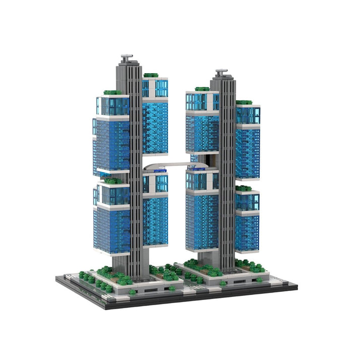 MOC - 244414 1:800 Scale DJI Sky City Building Blocks - LesDiy - Building Blocks -