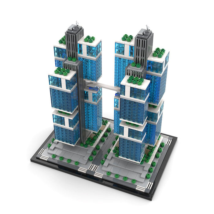 MOC - 244414 1:800 Scale DJI Sky City Building Blocks - LesDiy - Building Blocks -