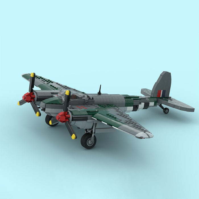 MOC-245547 De Havilland Mosquito Building Blocks-LesDiy-MOC-