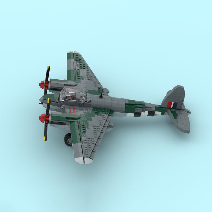 MOC-245547 De Havilland Mosquito Building Blocks-LesDiy-MOC-