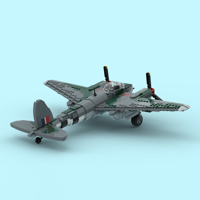 MOC-245547 De Havilland Mosquito Building Blocks-LesDiy-MOC-