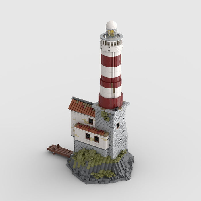 MOC-248321 Ancient Coastal Lighthouse Building Blocks-LesDiy-MOC-