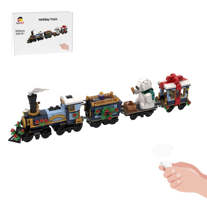 MOC-249783 Holiday Express Train 10361 Motorized Building Blocks-LesDiy-Locomotive-
