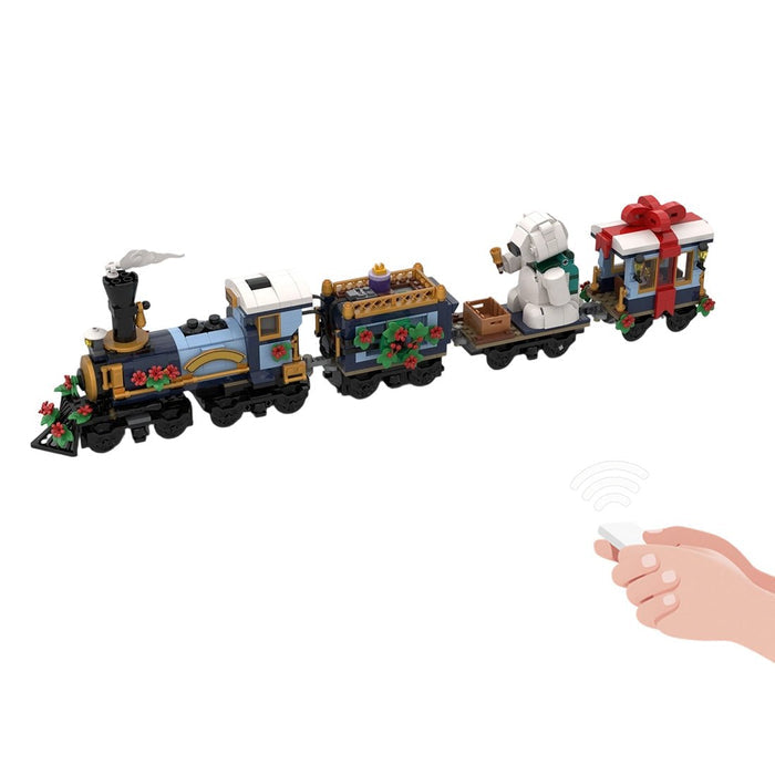 MOC-249783 Holiday Express Train 10361 Motorized Building Blocks-LesDiy-Locomotive-