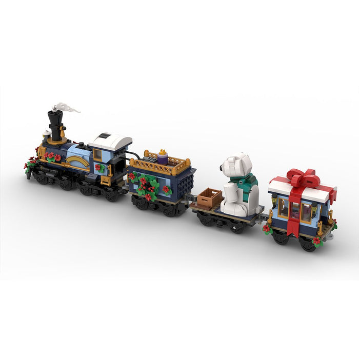 MOC-249783 Holiday Express Train 10361 Motorized Building Blocks-LesDiy-Locomotive-