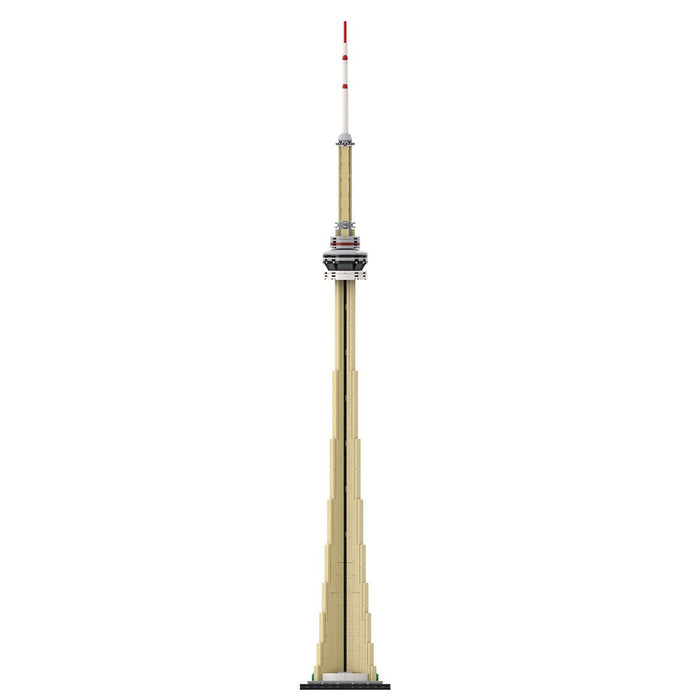 MOC - 250102 1:800 Scale CN Tower Building Blocks - LesDiy - Building Blocks -