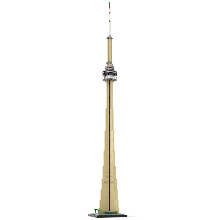 MOC - 250102 1:800 Scale CN Tower Building Blocks - LesDiy - Building Blocks -
