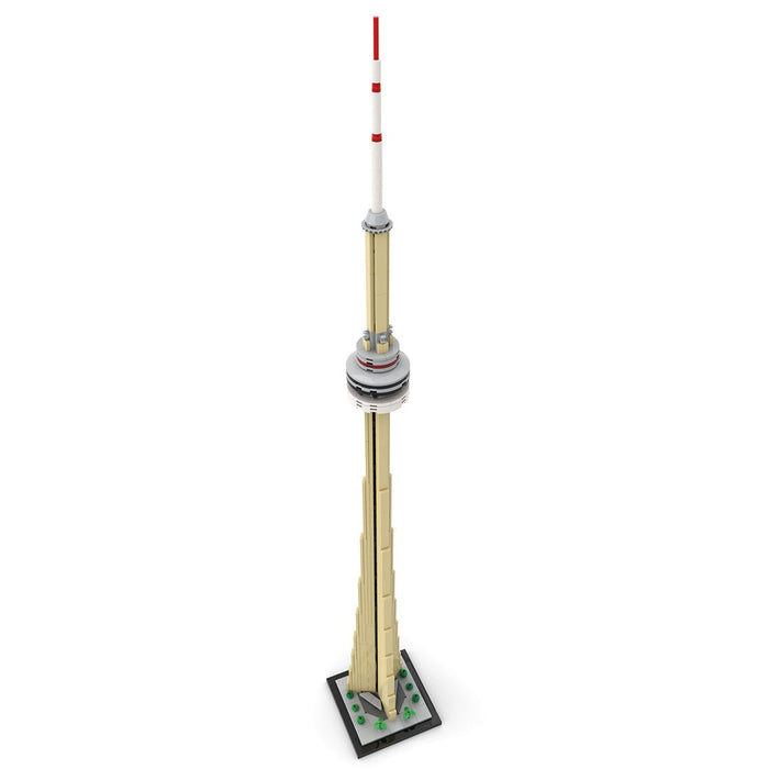 MOC - 250102 1:800 Scale CN Tower Building Blocks - LesDiy - Building Blocks -