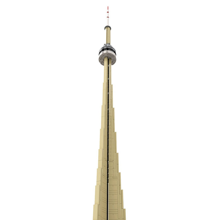 MOC - 250102 1:800 Scale CN Tower Building Blocks - LesDiy - Building Blocks -