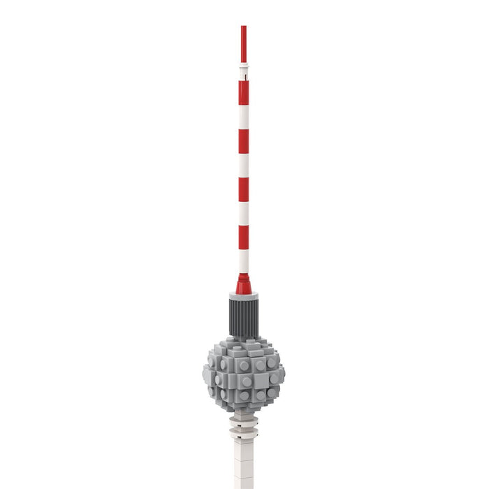 MOC - 250104 Berlin TV Tower - 1/800 Scale Building Blocks - LesDiy - Building Blocks -