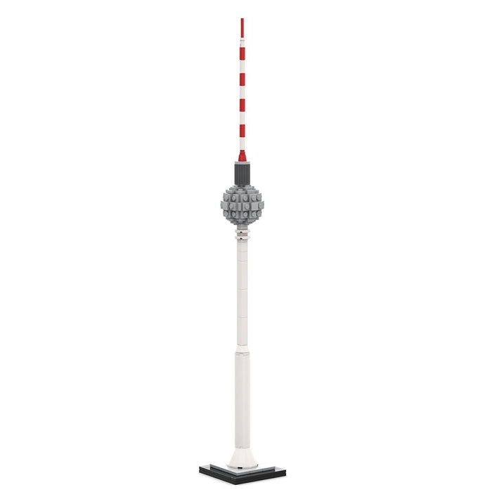 MOC - 250104 Berlin TV Tower - 1/800 Scale Building Blocks - LesDiy - Building Blocks -
