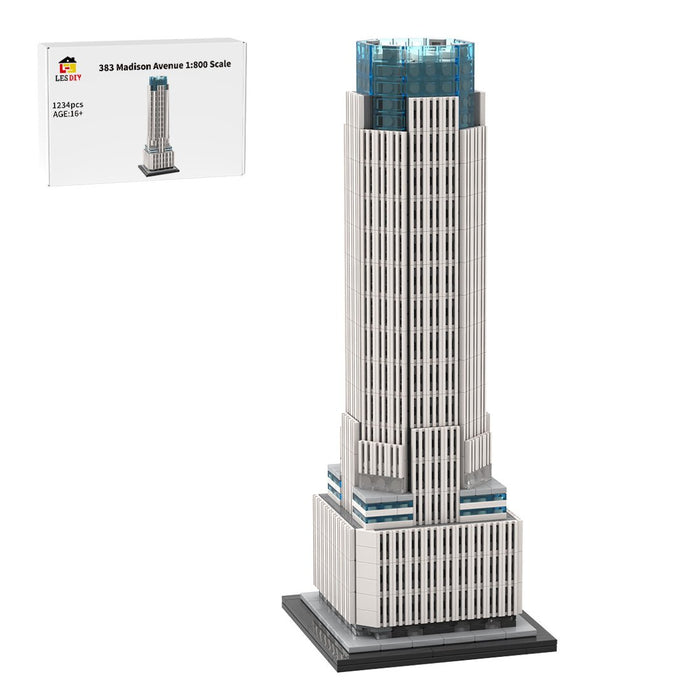 MOC - 251255 383 Madison Avenue - 1/800 Scale Building Blocks - LesDiy - Building Blocks -