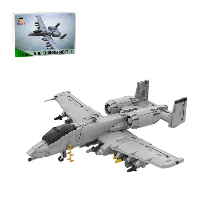 MOC - 251308 1/35 Scale Fairchild Republic | A - 10 THUNDERBOLT Building Blocks - LesDiy - Building Blocks -