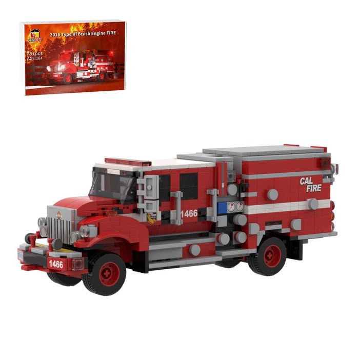 MOC - 252484 2018 BME Intl. Type III Brush Engine CAL FIRE Building Blocks - LesDiy -