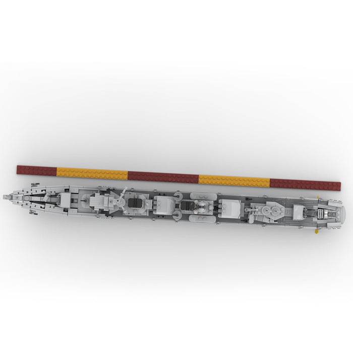 MOC-253356 1:200 Scale IJN Yukikaze-class Destroyer Building Blocks-LesDiy-MOC-