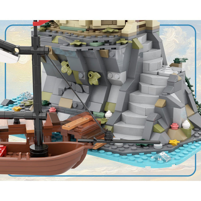MOC - 253560 Lighthouse Rock Building Blocks - LesDiy -