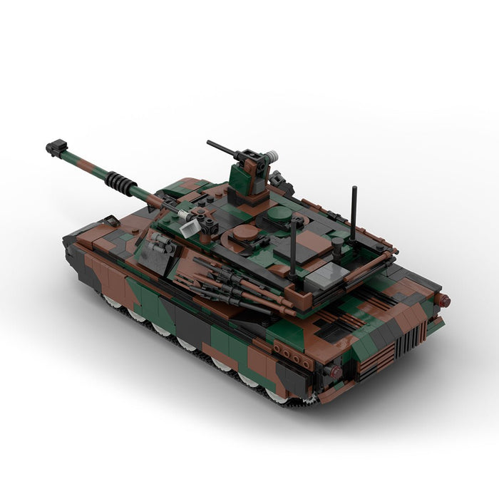 MOC - 25419 M1A2 Abrams TANK | 1:33 Minifigure Scale - LesDiy - Tan