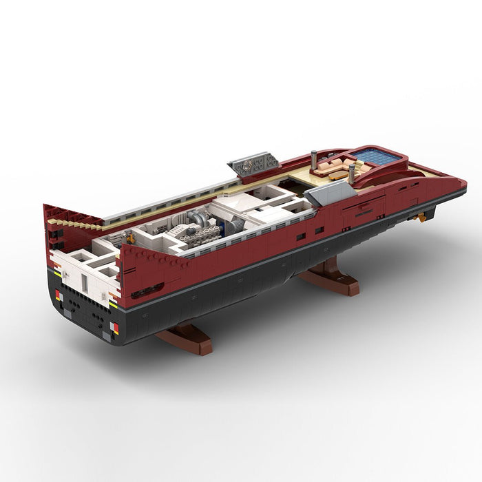 MOC - 254412 VELETTA Superyacht Modular II Building Blocks - LesDiy -