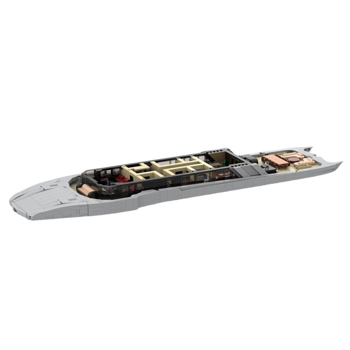 MOC - 254412 VELETTA Superyacht Modular V Building Blocks - LesDiy -