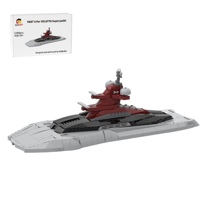 MOC - 254412 VELETTA Superyacht Modular VI Building Blocks - LesDiy -