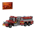 MOC-254855 2017 Rosenbauer Freightliner Tender L.A County FD Building Blocks-LesDiy-MOC-