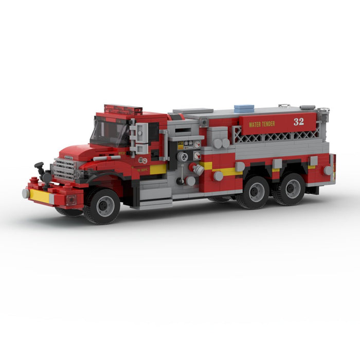 MOC-254855 2017 Rosenbauer Freightliner Tender L.A County FD Building Blocks-LesDiy-MOC-