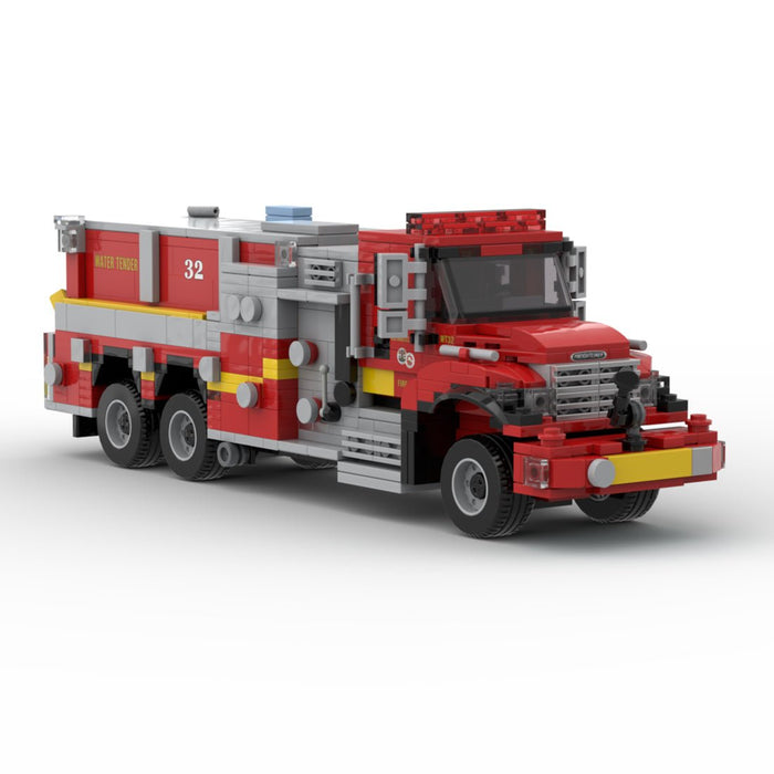 MOC-254855 2017 Rosenbauer Freightliner Tender L.A County FD Building Blocks-LesDiy-MOC-
