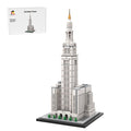 MOC-254906 1/800 Scale Terminal Tower Building Blocks-LesDiy -