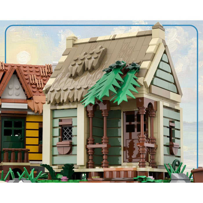 MOC - 255143 Pirate Harbor Shack Building Blocks Set - LesDiy -