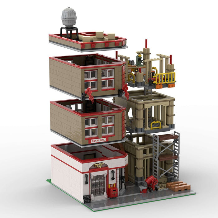 MOC-255310 Post Office & Construction Site Modular Building Blocks-LesDiy-MOC-