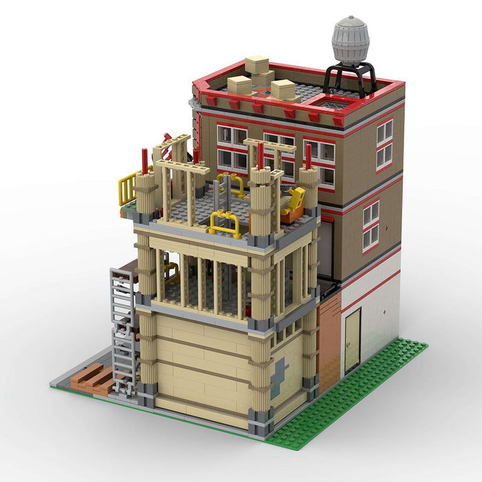 MOC-255310 Post Office & Construction Site Modular Building Blocks-LesDiy-MOC-