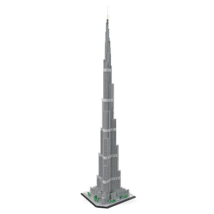 MOC - 255454 Burj Khalifa Architecture - 1/800 Scale Building Blocks - LesDiy - Building Blocks -