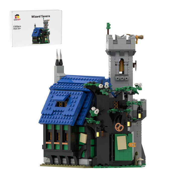MOC-255468 Sword & Pretzel Inn Building Blocks-LesDiy-MOC-