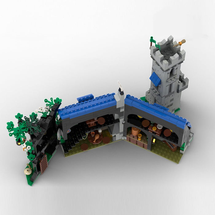 MOC-255468 Sword & Pretzel Inn Building Blocks-LesDiy-MOC-