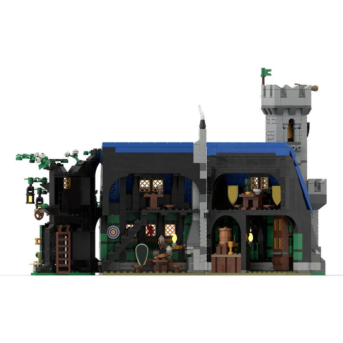 MOC-255468 Sword & Pretzel Inn Building Blocks-LesDiy-MOC-