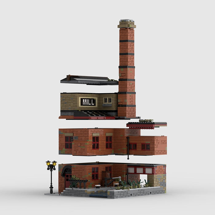 MOC-256256 Victorian Factory Modular Building Blocks-LesDiy-MOC-