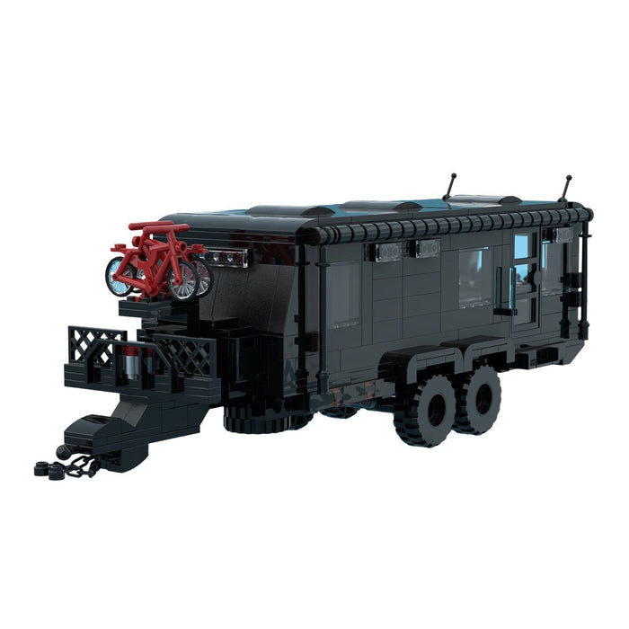 MOC-256628 Revive Caravans Bushtamer MK2 + Dino Motors T-rex Super Duty Facelift Building Blocks-LesDiy -