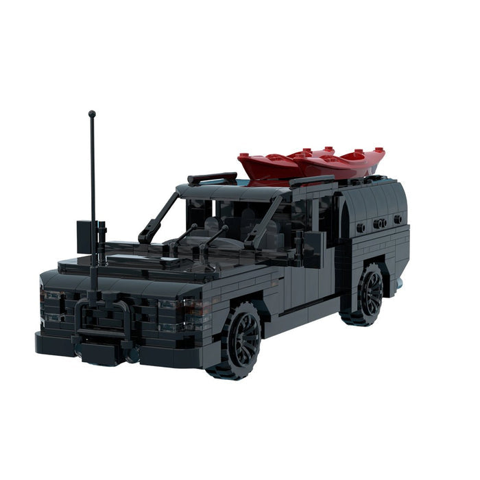 MOC-256628 Revive Caravans Bushtamer MK2 + Dino Motors T-rex Super Duty Facelift Building Blocks-LesDiy -
