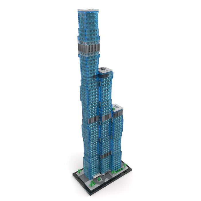 MOC-256851 1/800 Scale The St. Regis Chicago Building Blocks-LesDiy -
