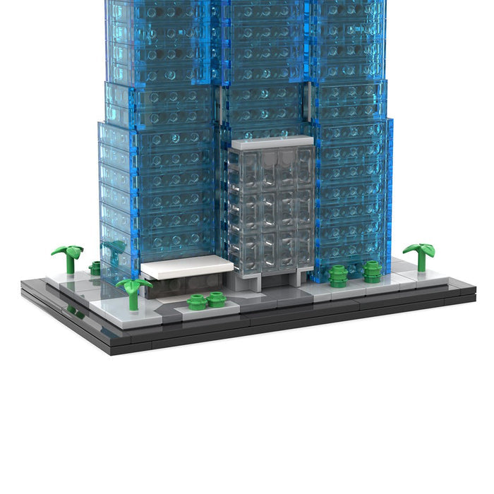 MOC-256851 1/800 Scale The St. Regis Chicago Building Blocks-LesDiy -
