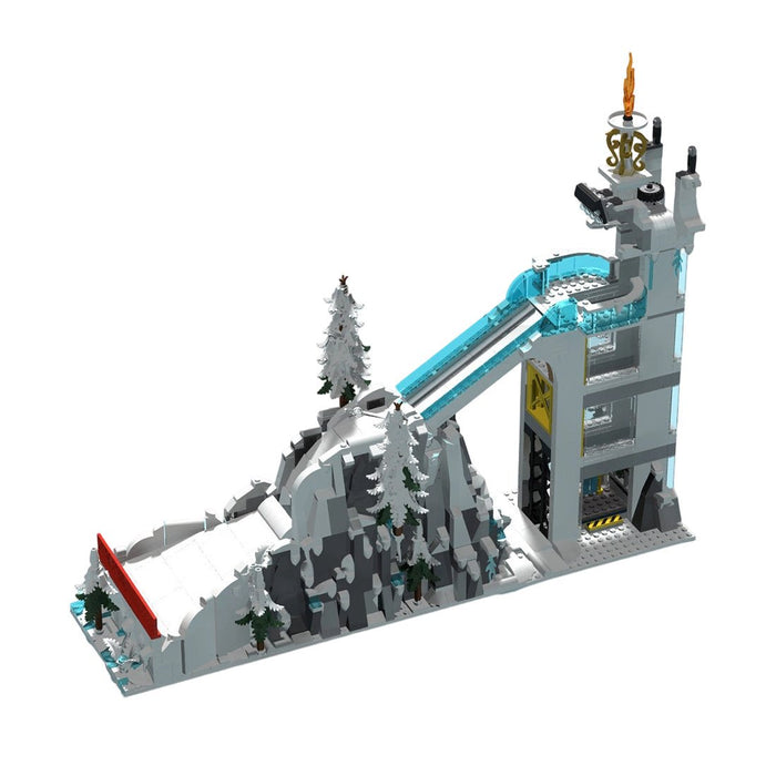 MOC-257755 Olympic Jumping Ski Building Blocks-LesDiy-Building Blocks-