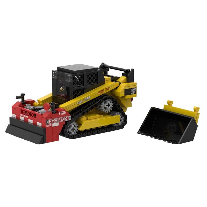 MOC-258210 CAT 299D + Frye Box CAL FIRE SKD 34 Building Blocks-LesDiy-MOC-