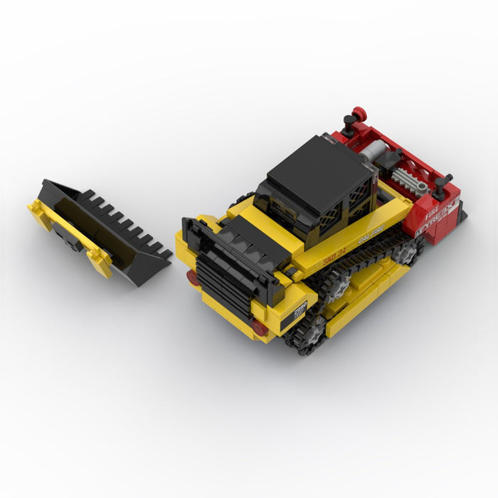 MOC-258210 CAT 299D + Frye Box CAL FIRE SKD 34 Building Blocks-LesDiy-MOC-