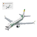MOC-259173 Mauritania Livery B737 MAX 8 Passenger Airliner Building Blocks-LesDiy-Building Blocks-