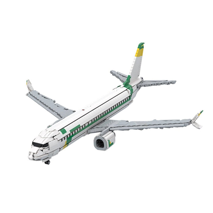 MOC-259173 Mauritania Livery B737 MAX 8 Passenger Airliner Building Blocks-LesDiy-Building Blocks-