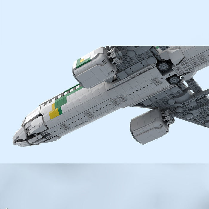 MOC-259173 Mauritania Livery B737 MAX 8 Passenger Airliner Building Blocks-LesDiy-Building Blocks-
