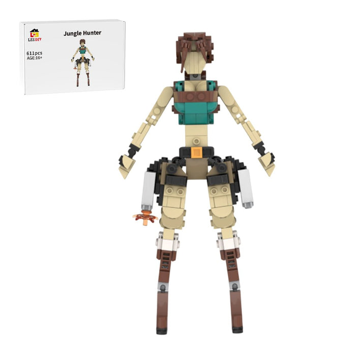 MOC-259776 Classic Lara Croft Building Blocks-LesDiy-MOC-